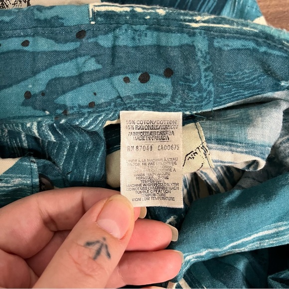 Vintage Patchwork Floral Button Down Shirt - Picture 7 of 7